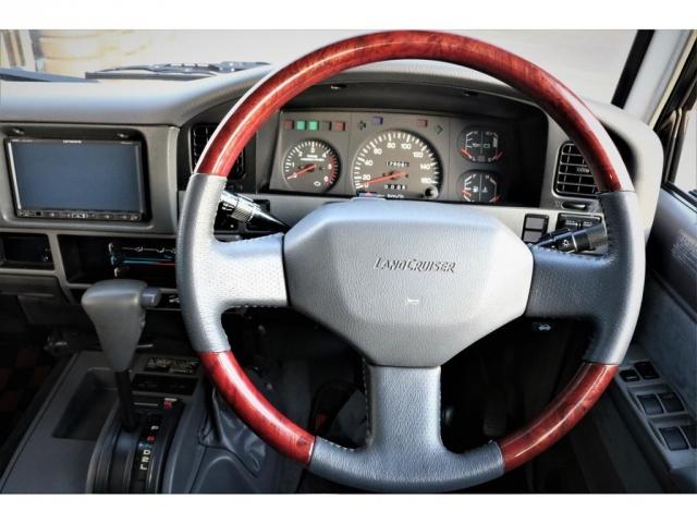 EXワイド 走行17.8万km 1KZ3000ccディーゼルターボ サンルーフ ガルシアCISCO16インチAW&BFグッドリッチKO2 2インチリフトUP レンズ全換装 ウッドコンビステアリング(11枚目)