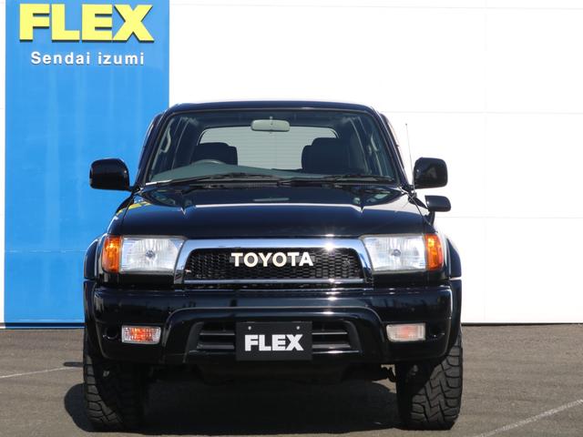 ハイラックスサーフ ＳＳＲ－Ｖ　ブラックナビゲーター　後期最終型　ノーマル車高　サイドステップレス　ＴＯＹＯＴＡ横文字グリル　リヤエンブレムマットブラック塗装　ＭＫＷ１７インチＡＷ　ＴＯＹＯオープンカントリータイヤ　イクリプス７インチナビ（46枚目）