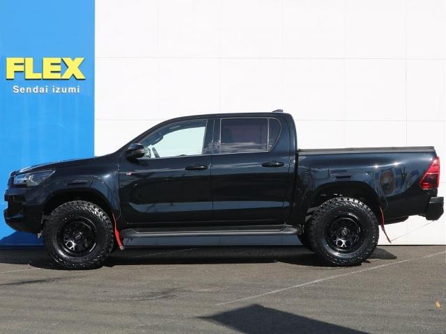 ハイラックス Ｚ　ＧＲスポーツ　ＧＲスポーツ　ＲＡＹＳ１７インチＡＷ　ＴＥＡＭ　ＤＡＹＴＯＮＡ　ＹＯＫＯＨＡＭＡ　ＧＥＯＬＡＮＤＡＲ　ＧＲ専用マッドフラップ　フロント２インチリフトアップ　ベッドライナー　前後ドライブレコーダー（18枚目）