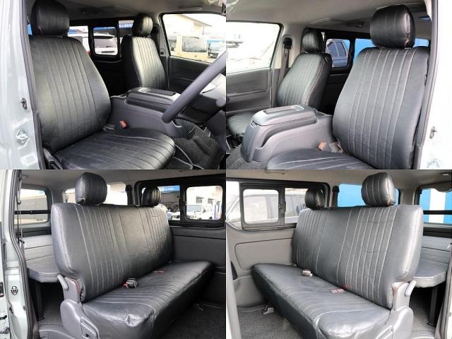ハイエースバン ロングスーパーGL アースカラーパッケージ メッキパーツマットブラック塗装 ヘッドライトインナーブラック オーバーフェンダー Paw16AW ベッドキット シートカバー アルパインBIG-Xナビ ドラレコ HDMIポート(9枚目)