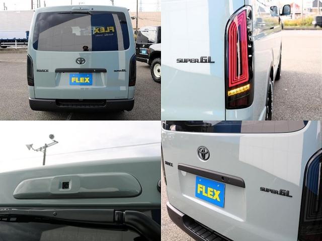 ハイエースバン ロングスーパーGL アースカラーパッケージ メッキパーツマットブラック塗装 ヘッドライトインナーブラック オーバーフェンダー Paw16AW ベッドキット シートカバー アルパインBIG-Xナビ ドラレコ HDMIポート(14枚目)