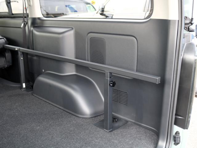 ハイエースバン ロングスーパーGL アースカラーパッケージ メッキパーツマットブラック塗装 ヘッドライトインナーブラック オーバーフェンダー Paw16AW ベッドキット シートカバー アルパインBIG-Xナビ ドラレコ HDMIポート(32枚目)