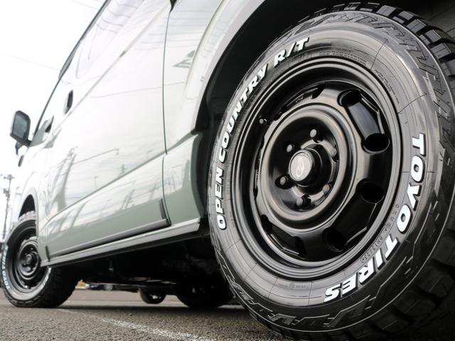 ハイエースバン ロングスーパーGL アースカラーパッケージ メッキパーツマットブラック塗装 ヘッドライトインナーブラック オーバーフェンダー Paw16AW ベッドキット シートカバー アルパインBIG-Xナビ ドラレコ HDMIポート(54枚目)