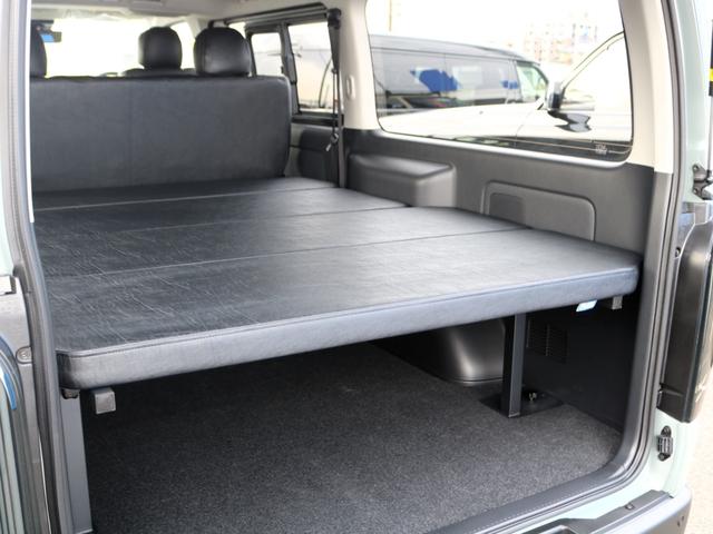 ハイエースバン ロングスーパーGL アースカラーパッケージ メッキパーツマットブラック塗装 ヘッドライトインナーブラック オーバーフェンダー Paw16AW ベッドキット シートカバー アルパインBIG-Xナビ ドラレコ HDMIポート(74枚目)