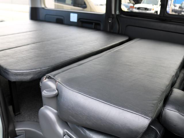 ハイエースバン ロングスーパーGL アースカラーパッケージ メッキパーツマットブラック塗装 ヘッドライトインナーブラック オーバーフェンダー Paw16AW ベッドキット シートカバー アルパインBIG-Xナビ ドラレコ HDMIポート(78枚目)