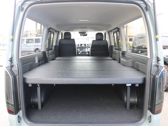 ハイエースバン ロングスーパーGL アースカラーパッケージ メッキパーツマットブラック塗装 ヘッドライトインナーブラック オーバーフェンダー Paw16AW ベッドキット シートカバー アルパインBIG-Xナビ ドラレコ HDMIポート(79枚目)