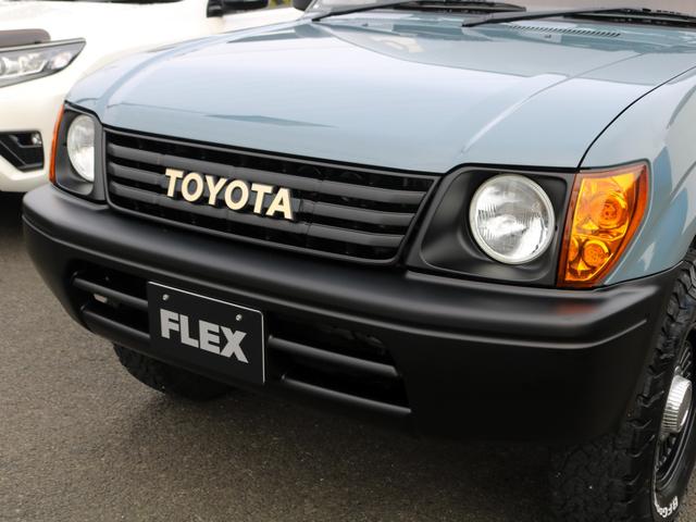 ランドクルーザープラド ＴＸリミテッド　アンヴィルカラー　丸目フェイス換装　オレンジサイドマーカー　コーナーレンズ　スモークテールランプ　マットブラック塗装　ＤＥＡＮカリフォルニア１６インチＡＷ　ＢＦグッドリッチ２３５ＡＴタイヤ（31枚目）