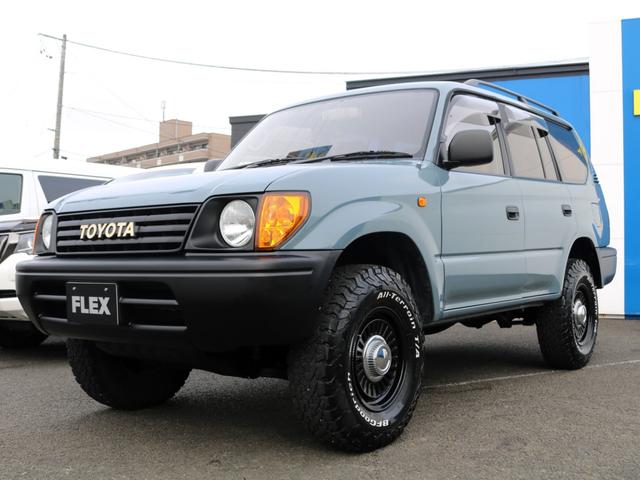 ランドクルーザープラド ＴＸリミテッド　アンヴィルカラー　丸目フェイス換装　オレンジサイドマーカー　コーナーレンズ　スモークテールランプ　マットブラック塗装　ＤＥＡＮカリフォルニア１６インチＡＷ　ＢＦグッドリッチ２３５ＡＴタイヤ（46枚目）