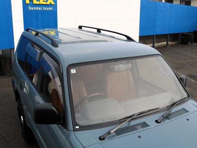 ランドクルーザープラド ＴＸリミテッド　アンヴィルカラー　丸目フェイス換装　オレンジサイドマーカー　コーナーレンズ　スモークテールランプ　マットブラック塗装　ＤＥＡＮカリフォルニア１６インチＡＷ　ＢＦグッドリッチ２３５ＡＴタイヤ（54枚目）