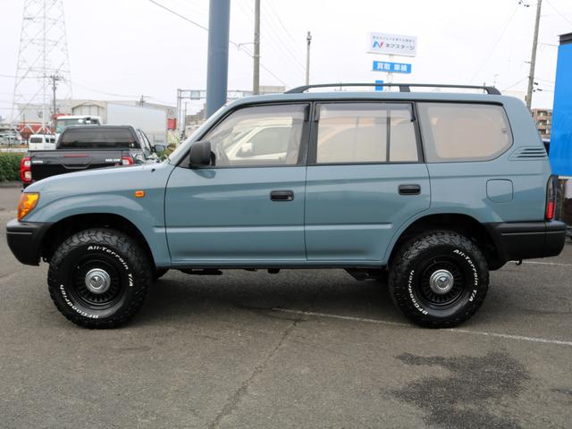 ランドクルーザープラド ＴＸリミテッド　アンヴィルカラー　丸目フェイス換装　オレンジサイドマーカー　コーナーレンズ　スモークテールランプ　マットブラック塗装　ＤＥＡＮカリフォルニア１６インチＡＷ　ＢＦグッドリッチ２３５ＡＴタイヤ（71枚目）