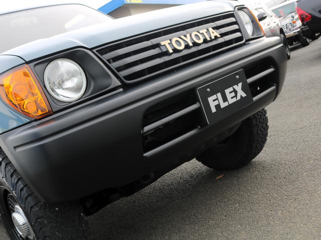 ランドクルーザープラド ＴＸリミテッド　アンヴィルカラー　丸目フェイス換装　オレンジサイドマーカー　コーナーレンズ　スモークテールランプ　マットブラック塗装　ＤＥＡＮカリフォルニア１６インチＡＷ　ＢＦグッドリッチ２３５ＡＴタイヤ（76枚目）