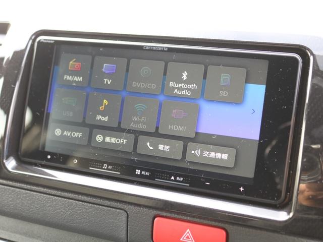ハイエースバン ロングスーパーＧＬ　ダークプライムＳ　Ｔ－Ｆｏｒｃｅフロントスポイラー　ＧＲマッドフラップ　ＮＥＯＴＲＡＣＥ　ＬＥＤテール　ＮＴ１　１６ＡＷ　ＴＯＹＯオープンカントリー　ベッドキット　サイドバー　カロッツェリア７インチナビ　ＨＤＭＩポート（70枚目）