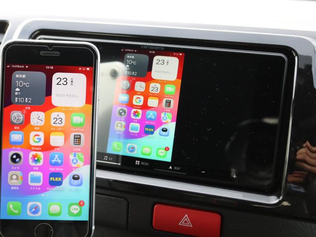 ハイエースバン ロングスーパーＧＬ　ダークプライムＳ　Ｔ－Ｆｏｒｃｅフロントスポイラー　ＧＲマッドフラップ　ＮＥＯＴＲＡＣＥ　ＬＥＤテール　ＮＴ１　１６ＡＷ　ＴＯＹＯオープンカントリー　ベッドキット　サイドバー　カロッツェリア７インチナビ　ＨＤＭＩポート（72枚目）