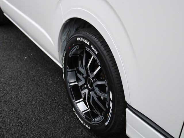 ハイエースワゴン ＧＬ　スマートベッド　デルフィーノラインフロントスポイラー　オーバーフェンダー　１インチローダウン　ヘッドライトインナーブラック塗装　ＮＥＯＴＲＡＣＥ　ＬＥＤテールランプ　ＢＩＧ－Ｘ　フリップダウンモニター（44枚目）