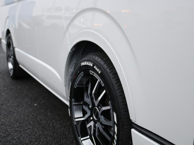 ハイエースワゴン ＧＬ　スマートベッド　デルフィーノラインフロントスポイラー　オーバーフェンダー　１インチローダウン　ヘッドライトインナーブラック塗装　ＮＥＯＴＲＡＣＥ　ＬＥＤテールランプ　ＢＩＧ－Ｘ　フリップダウンモニター（54枚目）