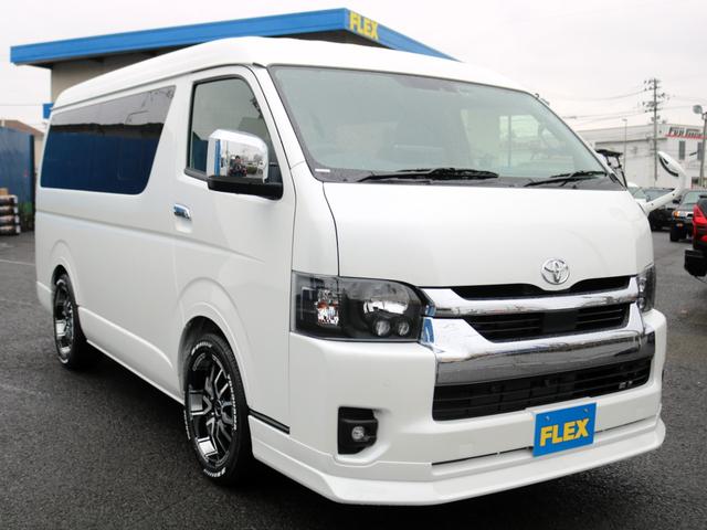 ハイエースワゴン ＧＬ　スマートベッド　デルフィーノラインフロントスポイラー　オーバーフェンダー　１インチローダウン　ヘッドライトインナーブラック塗装　ＮＥＯＴＲＡＣＥ　ＬＥＤテールランプ　ＢＩＧ－Ｘ　フリップダウンモニター（59枚目）