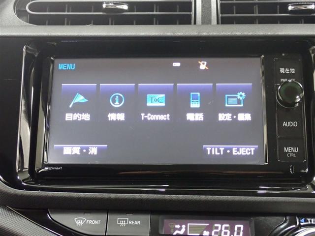 アクア Ｓ　フルセグ　メモリーナビ　ＤＶＤ再生　ミュージックプレイヤー接続可　バックカメラ　衝突被害軽減システム　ＥＴＣ　記録簿（8枚目）