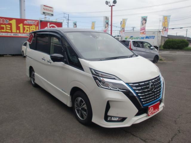 セレナ ｅ－パワー　ハイウェイスターＶ　ワンオーナー　純正ナビ　ＴＶ　アラウンドビューモニター　両側電動スライドドア　プロパイロット　エマージェンシーブレーキ　インテリジェントキー　純正ＡＷ（6枚目）