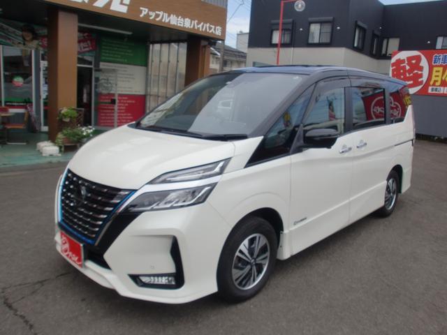 セレナ ｅ－パワー　ハイウェイスターＶ　ワンオーナー　純正ナビ　ＴＶ　アラウンドビューモニター　両側電動スライドドア　プロパイロット　エマージェンシーブレーキ　インテリジェントキー　純正ＡＷ（7枚目）