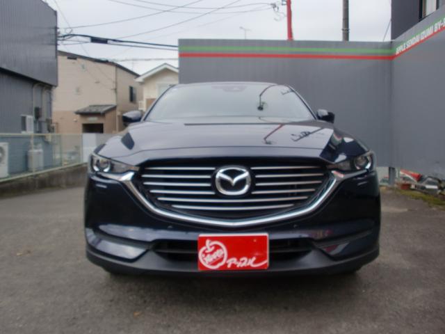 CX-8 25S ワンオーナー 4WD 禁煙車 7人乗り アイドリングアイドリングストップ スマートブレーキサポート レーンキープアシスト ディスプレイオーディオ ナビ サイド、バックカメラ ETC(2枚目)