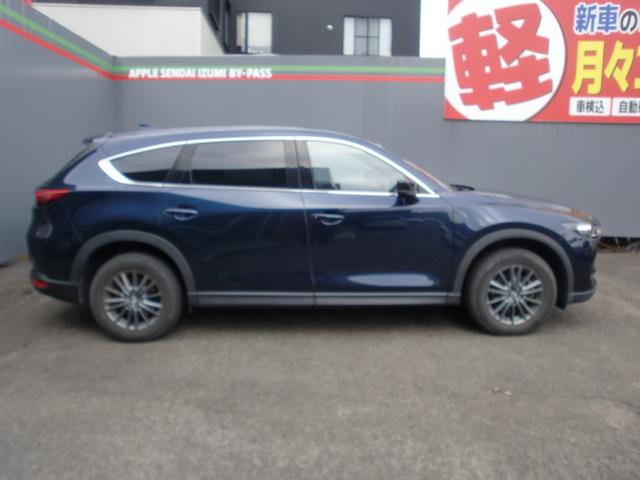 CX-8 25S ワンオーナー 4WD 禁煙車 7人乗り アイドリングアイドリングストップ スマートブレーキサポート レーンキープアシスト ディスプレイオーディオ ナビ サイド、バックカメラ ETC(4枚目)