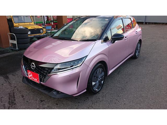 ノート Ｘ　ＦＯＵＲ　４ＷＤ　ワンオーナー　禁煙車　ナビ連動前後ドラレコ　寒冷地仕様　ステアリングヒーター　シートヒーター（7枚目）