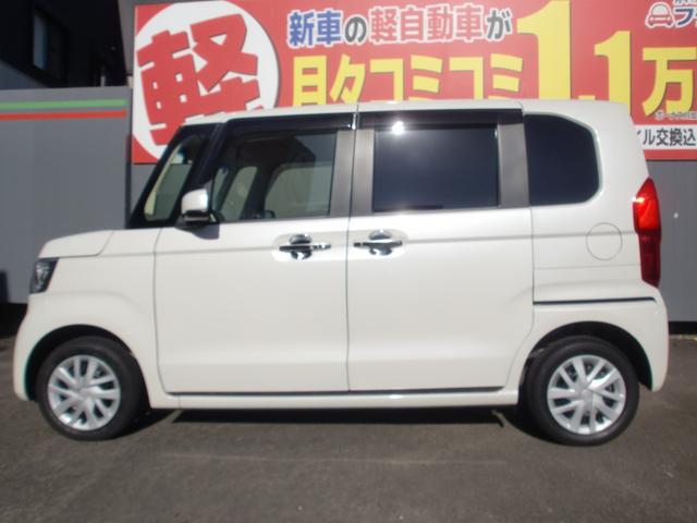 Ｎ－ＢＯＸ Ｇ・Ｌホンダセンシング　ワンオーナー　４ＷＤ　禁煙車　衝突軽減ブレーキ　路外逸脱抑制機能　シートカバー　ナビ　ＴＶ　バックカメラ　ＥＴＣ　ドラレコ　両側スライド　片側電動スライドドア　シートヒーター（5枚目）
