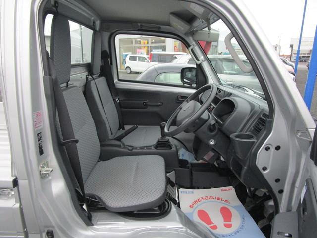 キャリイトラック ＫＣエアコン・パワステ　４ＷＤ　マニュアル車　横滑り防止機能　ＦＭ／ＡＭラジオ　衝突被害軽減システム　パワーウインドウ　キーレスエントリー　スペアキー　保証付販売車（6枚目）