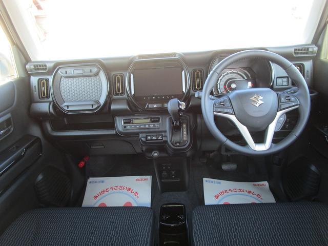 ハスラー HYBRID X 4WD フルセグナビ 全方位カメラ Bluetooth シートヒーター オートライト 衝突被害軽減システム アイドリングストップ 横滑り防止機能 クルーズコントロール オートエアコン プッシュスタート 盗難防止システム(6枚目)