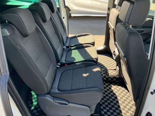 シャラン TSI コンフォートライン 室内ソフトキャンピング仕様(着脱式テーブル・シート背面テーブル加工・24V電源あり)両側電動スライドドア Bカメラ ルーフレール ナビTV ワンオーナー ETC 前後ドラレコ 禁煙車!!(8枚目)