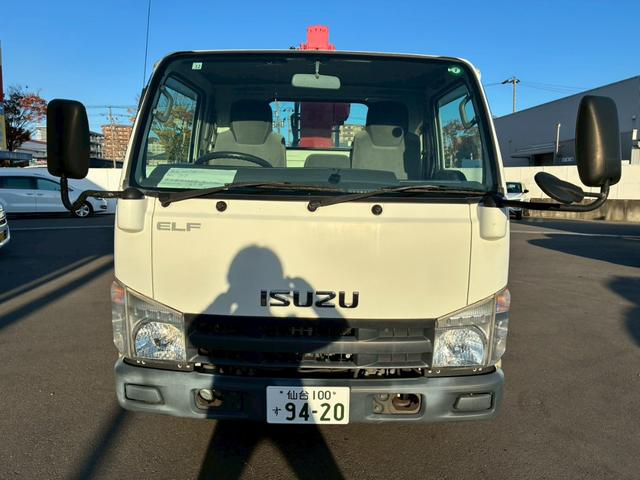 エルフトラック クレーン3段平ボディ!載積2000K!(2枚目)