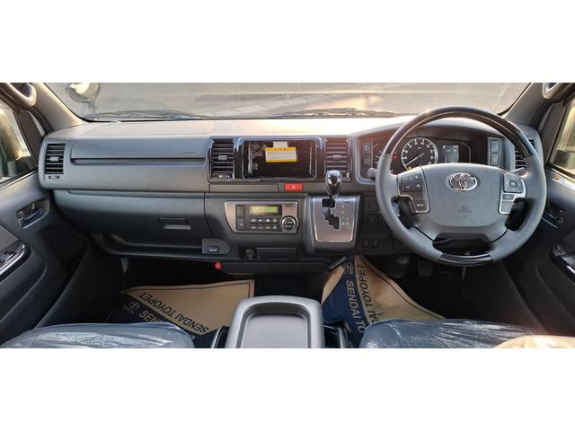 ハイエースバン スーパーＧＬ　ダークプライム　登録済未使用車　ダークプライムＳ　ブラックルーフ　ＯＰＡＷ　寒冷地仕様　ＲＦＯＧ　ＰＶＭ　デジタルインナーミラー　モデリスタエアロＫＩＴＶｅｒ１　モデリスタラゲッジＬＥＤ、ＬＥＤカーゴライト（11枚目）