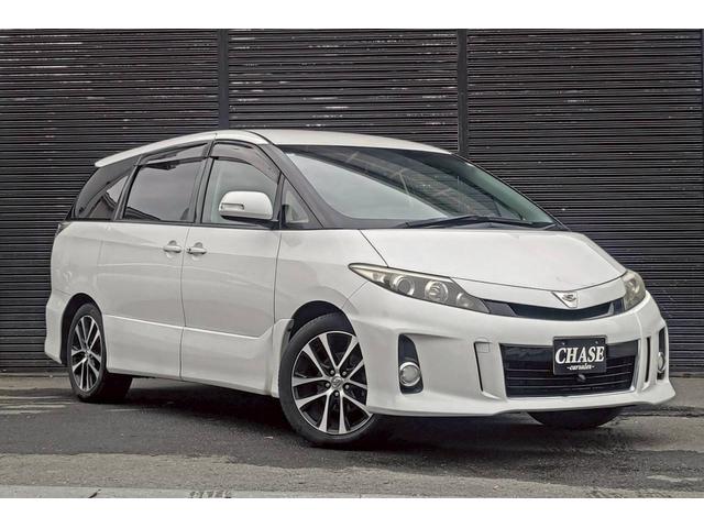 エスティマ アエラス　純正ＳＤナビ　Ｂカメラ　フリップダウンモニター　ＥＴＣ　デジタルインナーミラー　クルコン（2枚目）