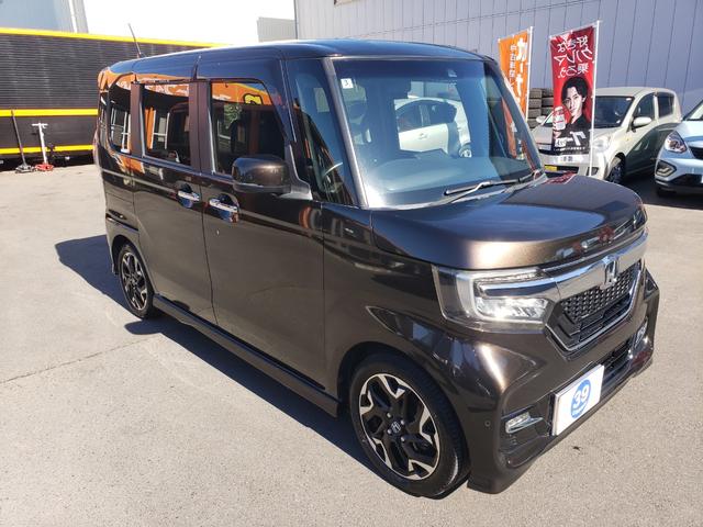 N-BOXカスタム G・Lターボホンダセンシング ワンオーナー 車検R9/3 ETC バックカメラ 両側電動スライドドア ナビ TV クリアランスソナー オートクルーズコントロール レーンアシスト 衝突被害軽減システム オートライト LEDライト(14枚目)
