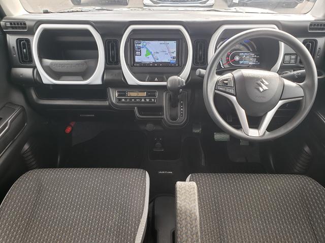 ハスラー ハイブリッドＧ　ワンオーナー　禁煙車　ドライブレコーダー　ナビ　ＴＶ　クリアランスソナー　レーンアシスト　衝突被害軽減システム　スマートキー　アイドリングストップ　電動格納ミラー　シートヒーター　盗難防止システム（2枚目）