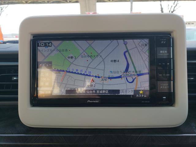 アルトラパン モード　禁煙車　走行２２千Ｋｍ台　ドラレコ　ＥＴＣ　ナビ　ＴＶ　クリアランスソナー　レーンアシスト　衝突被害軽減システム　オートライト　ＨＩＤ　スマートキー　アイドリングストップ　電動格納ミラー　シートヒータ（3枚目）