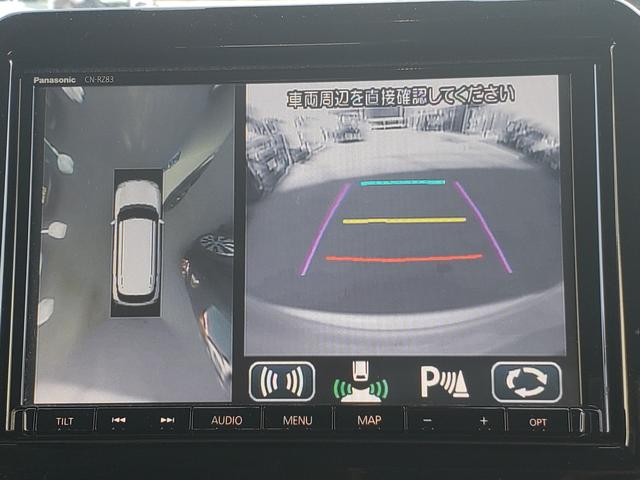 クロスビー ハイブリッドＭＺ　４ＷＤ　車検Ｒ９／６　ドライブレコーダー　ＥＴＣ　全周囲カメラ　クリアランスソナー　オートクルコン　レーンアシスト　衝突被害軽減システム　フルセグナビ　オートライト　ＬＥＤライト　スマートキー（5枚目）