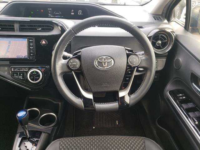 アクア クロスオーバー　ワンオーナー　禁煙車　検Ｒ９／８　ＥＴＣ　バックカメラ　ナビ　ＴＶ　レーンアシスト　衝突被害軽減システム　オートライト　オートハイビーム　ＬＥＤライト　Ｂｌｕｅｔｏｏｔｈ　スマートキー　シートヒーター（27枚目）