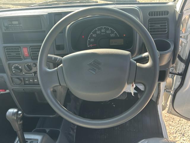 キャリイトラック KCエアコン・パワステ農繁仕様 距離3200km パートタイム4WD デュアルカメラブレーキサポート キーレスエントリー(14枚目)