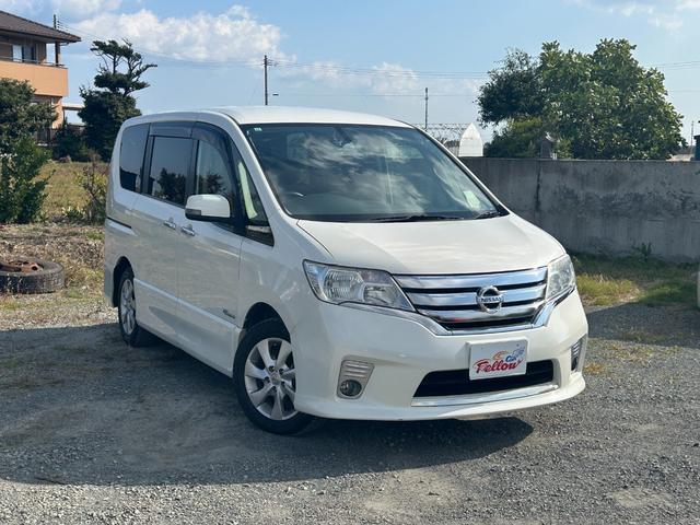 セレナ ハイウェイスター　Ｓ－ハイブリッド　Ｖセレクション　フリップダウンモニター　両側パワースライドドア　Ｂｌｕｅｔｏｏｔｈオーディオ　フルセグＴＶ　バックカメラ　ＥＴＣ　スマートキー　プッシュスタート　　ＨＩＤヘッドライト　純正１６インチＡＷ（4枚目）