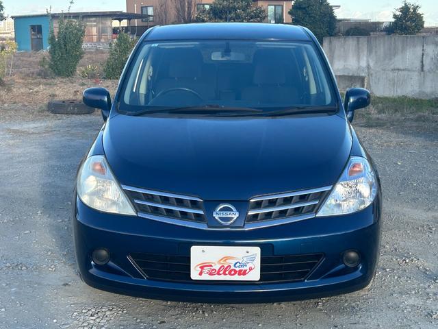 ティーダ 15M スマートキー 純正オーディオ ハーフレザーシート オートエアコン 電動格納ミラー 15インチタイヤ タイミングチェーン(7枚目)