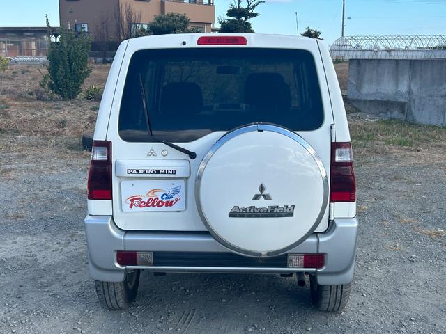 パジェロミニ アクティブフィールドエディション 切り替え4WD ターボ 電動格納ミラー パワーウインドウ 純正15インチAW(11枚目)