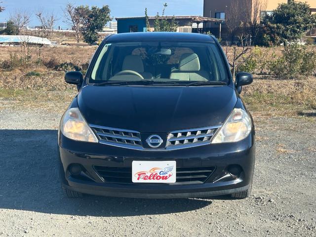 ティーダ 15M ハーフレザーシート スマートキー 地デジTV ETC オートエアコン 電動格納ミラー 社外14インチAW タイミングチェーン(8枚目)