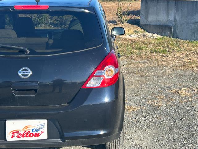 ティーダ 15M ハーフレザーシート スマートキー 地デジTV ETC オートエアコン 電動格納ミラー 社外14インチAW タイミングチェーン(14枚目)