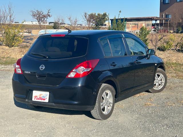 ティーダ 15M ハーフレザーシート スマートキー 地デジTV ETC オートエアコン 電動格納ミラー 社外14インチAW タイミングチェーン(15枚目)