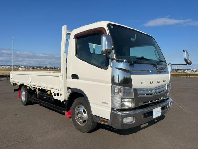 キャンター 　平成２６年式　ワイドロング　平ボディー　車両総重量５ｔ未満　　準中型免許対応　ＡＴ限定可　オートマ　準中型　平　荷台内寸（長さ４３３　幅１９２　高さ３８）（7枚目）