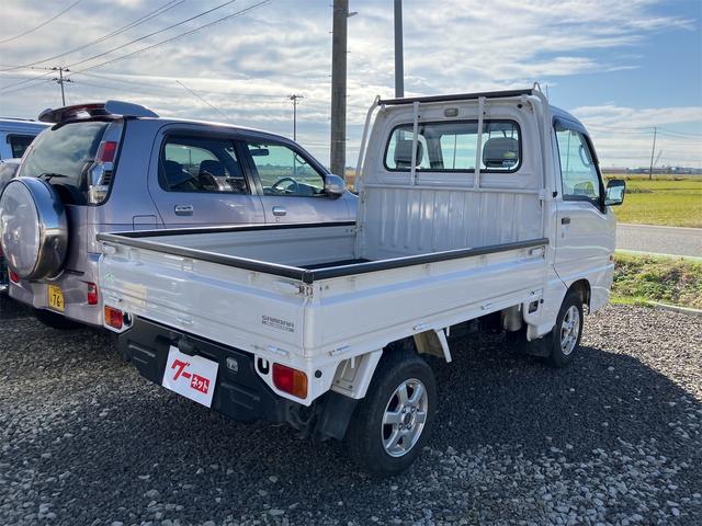 サンバートラック TC 4WD MT アルミホイール エアコン パワーステアリング 運転席エアバッグ カセット(11枚目)