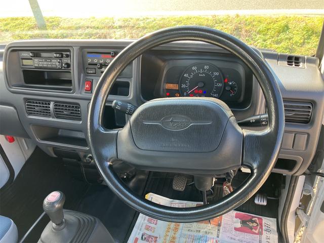 サンバートラック TC 4WD MT アルミホイール エアコン パワーステアリング 運転席エアバッグ カセット(20枚目)