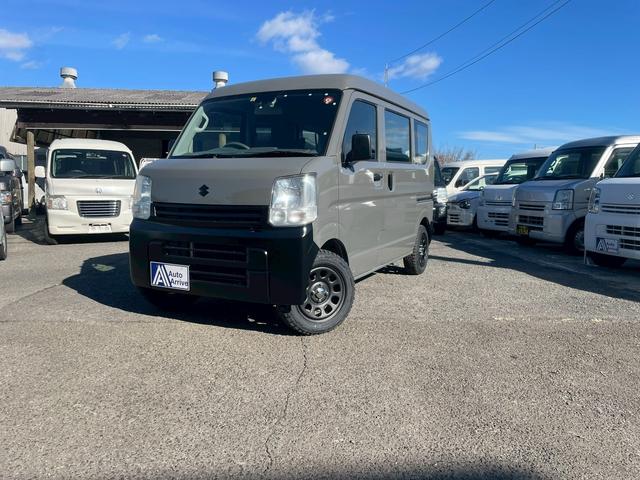 エブリイ ＰＡリミテッド　４ＷＤ　ミディアムグレー全塗装　新品デイトナホイル　新品オープンカントリーマッドタイヤ　レーダーブレーキサポート　セカンド発進　５ＡＧＳ（3枚目）