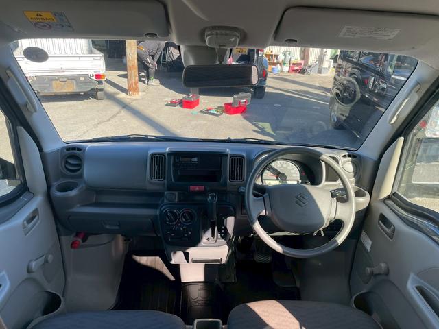 エブリイ ＰＡリミテッド　４ＷＤ　ミディアムグレー全塗装　新品デイトナホイル　新品オープンカントリーマッドタイヤ　レーダーブレーキサポート　セカンド発進　５ＡＧＳ（22枚目）